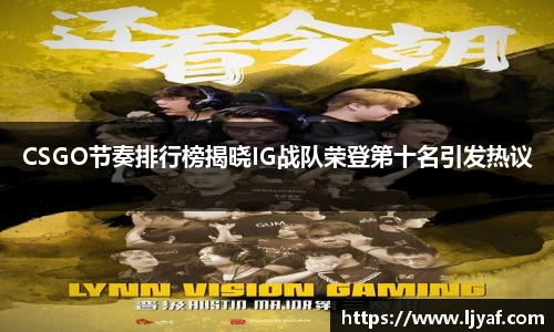 CSGO节奏排行榜揭晓IG战队荣登第十名引发热议